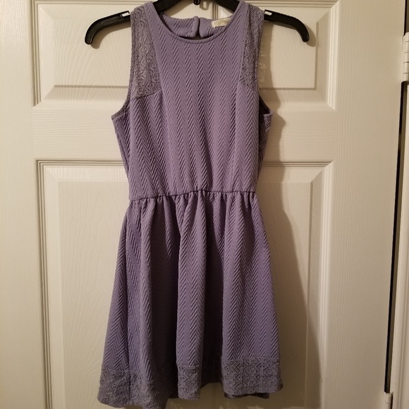 light purple midi dress